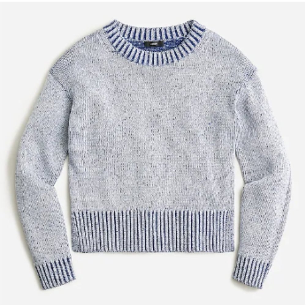 Jcrew Relaxed cotton-linen beach sweater